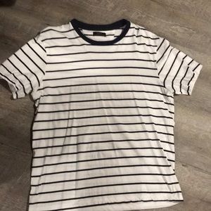 Zara Men’s large SS striped cotton t-shirt